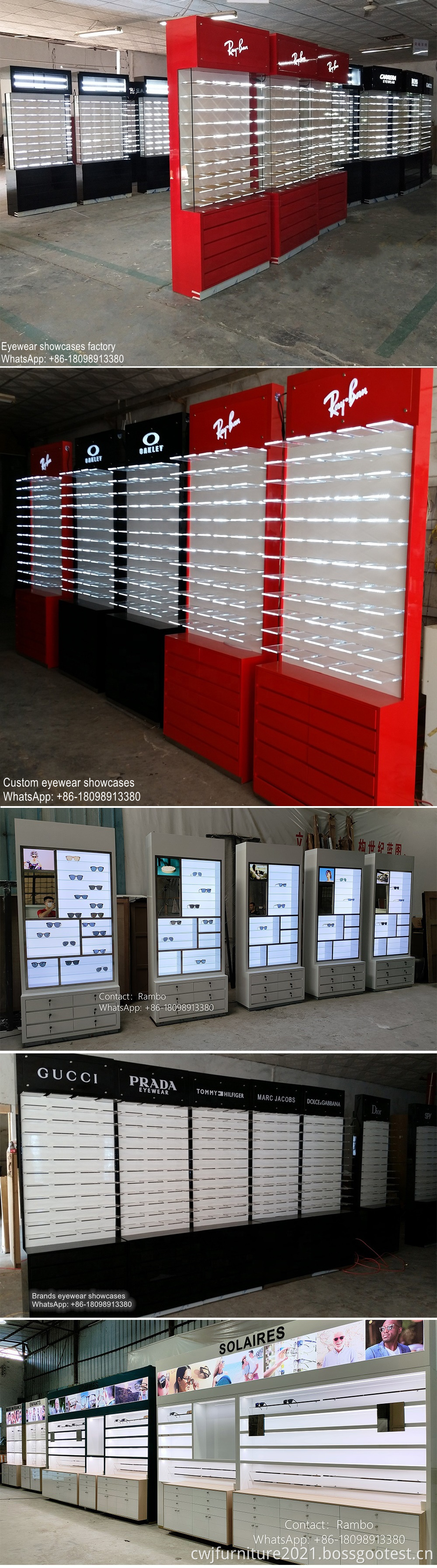 optical shop displays